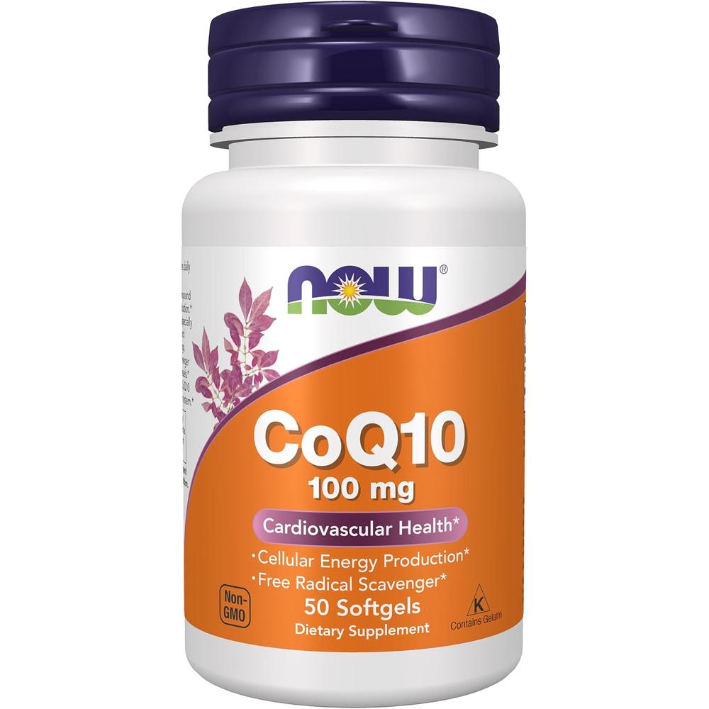 COQ10 NOW FOODS 100 MG 50 CÁPSULAS BLANDAS - 1