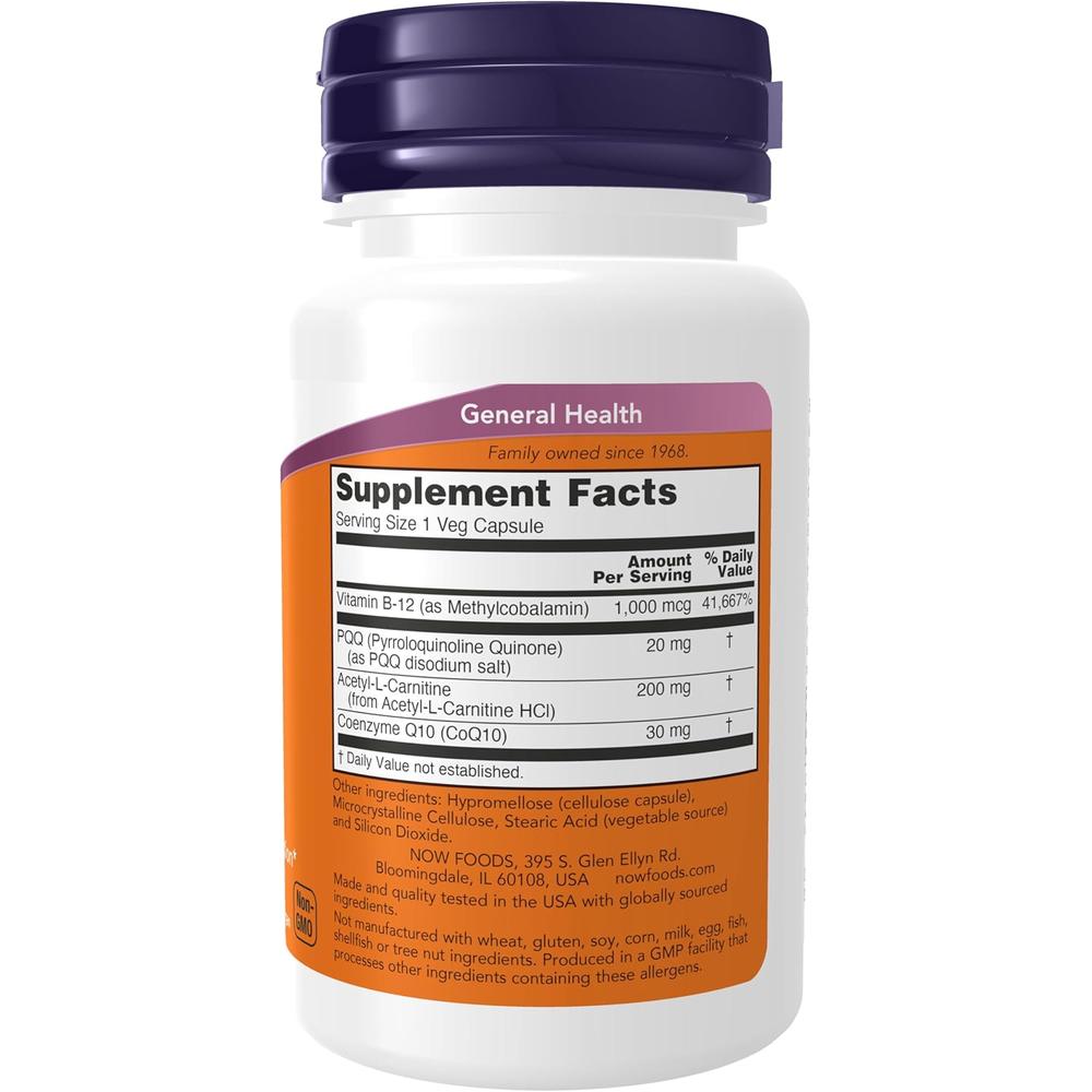 PQQ ENERGY NOW FOODS 30 CÁPSULAS - 3