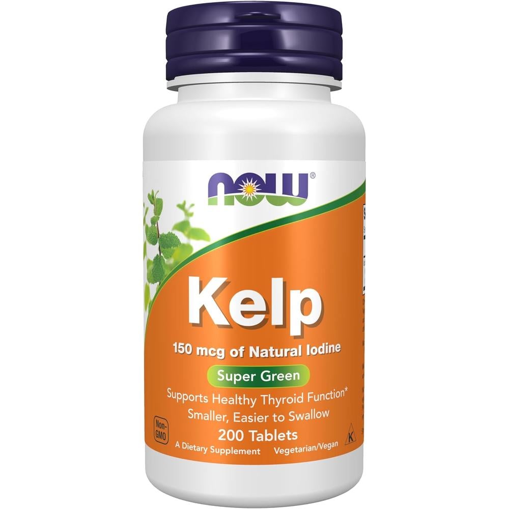 KELP NOW FOODS 150 MCG DE YODO 200 TABLETAS - 2