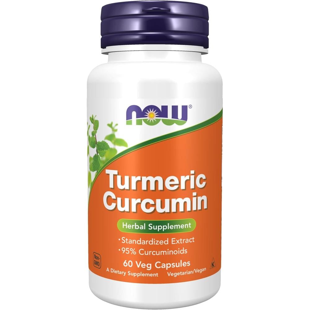 CÚRCUMA CURCUMINA NOW FOODS 95% CURCUMINOIDES 60 CÁPSULAS - 2