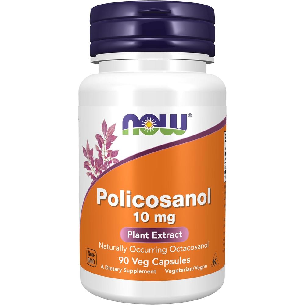 POLICOSANOL NOW FOODS 10 MG 90 CÁPSULAS - 1