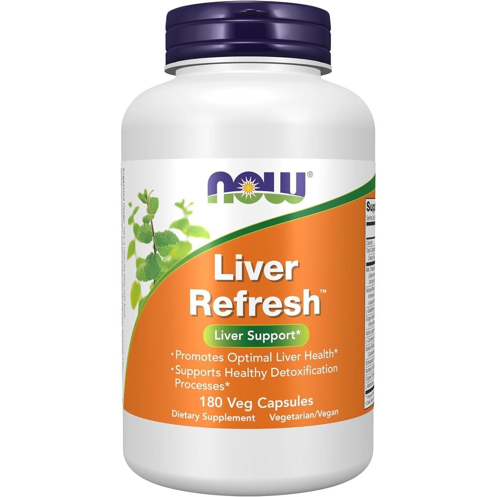 LIVER REFRESH NOW FOODS CON CARDO MARIANO 180 CÁPSULAS - 1