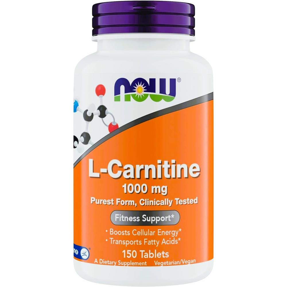L-CARNITINA CARNIPURE NOW FOODS 1000 MG 150 TABLETAS - 2