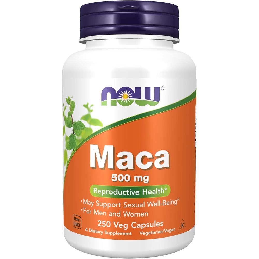 MACA NOW FOODS 500 MG 250 CÁPSULAS - 1