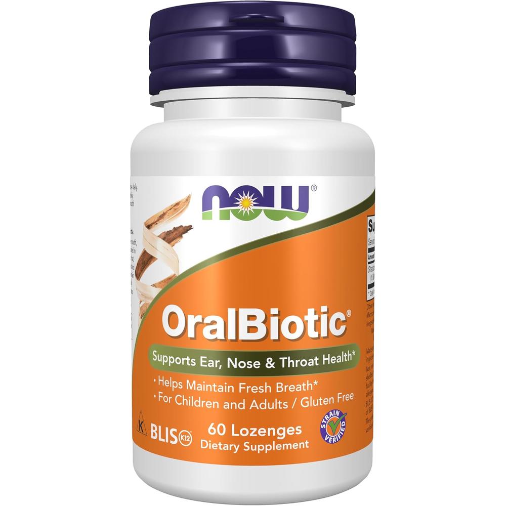 ORALBIOTIC NOW FOODS 60 PASTILLAS - 2