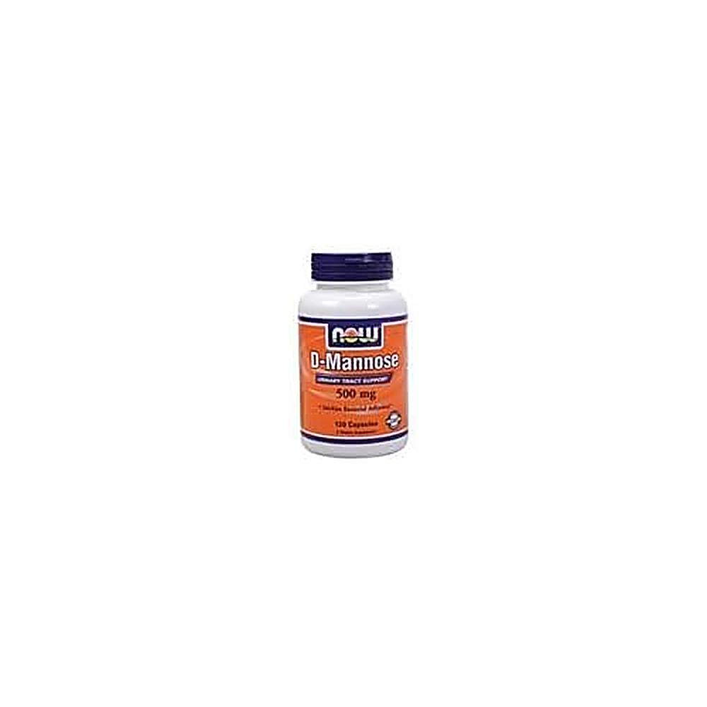 D-MANOSA NOW FOODS 500 MG 120 CÁPSULAS | PACK 3 - 5