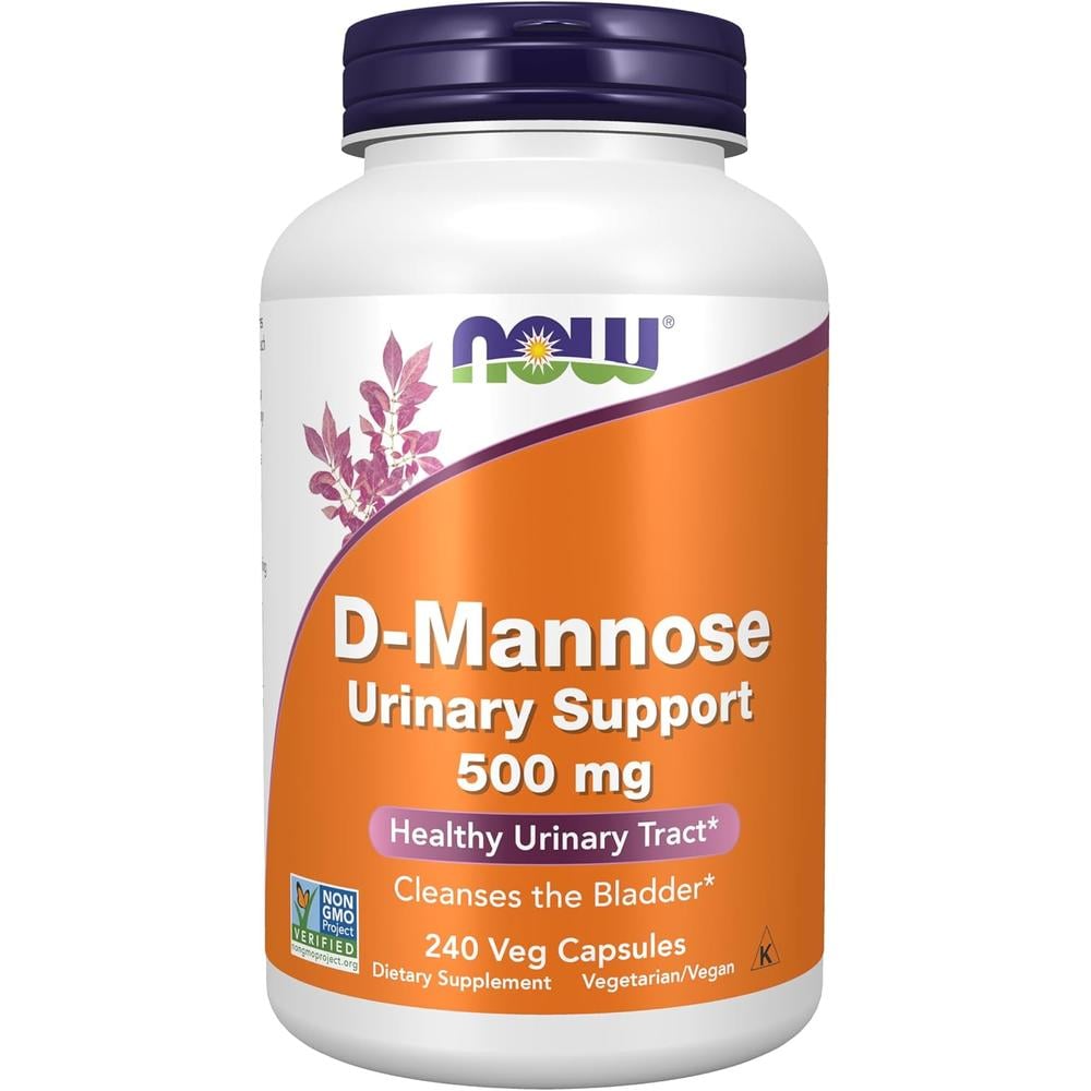 D-MANOSA NOW FOODS 500 MG 240 CÁPSULAS - 1