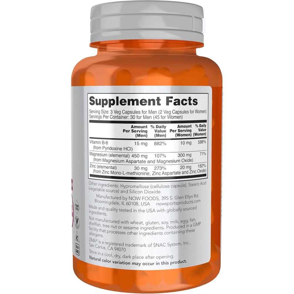 ZMA NOW SPORTS 90 CÁPSULAS | PACK 2 - 3