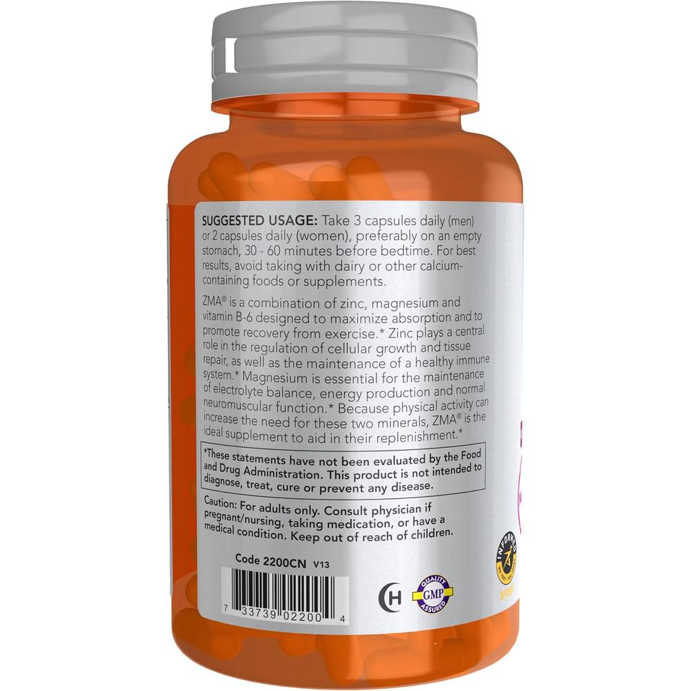 ZMA NOW SPORTS 90 CÁPSULAS | PACK 2 - 4