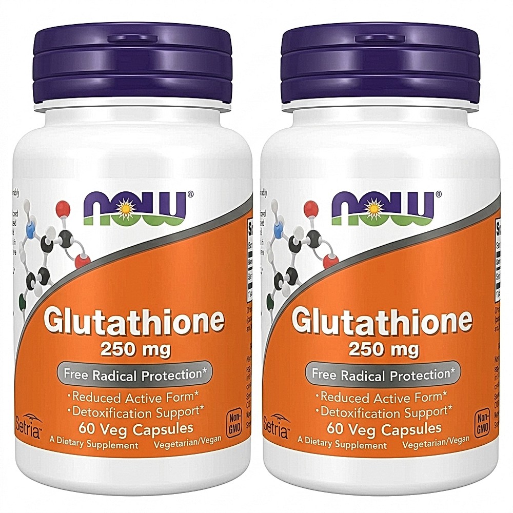 GLUTATIÓN NOW FOODS 250 MG 60 CÁPSULAS | PACK 2 - 1