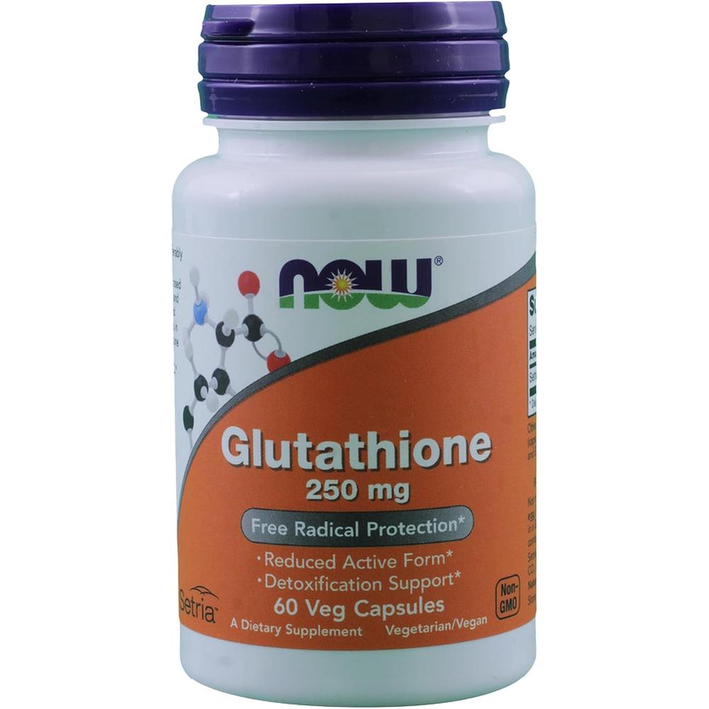 GLUTATIÓN NOW FOODS 250 MG 60 CÁPSULAS | PACK 2 - 2