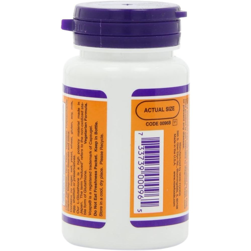 GLUTATIÓN NOW FOODS 250 MG 60 CÁPSULAS | PACK 2 - 5