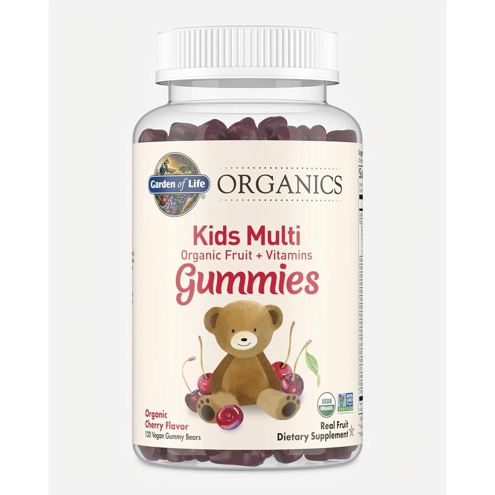 MULTIVITAMÍNICO GARDEN OF LIFE ORGANICS KIDS MULTI CEREZA 120 GOMITAS - 1