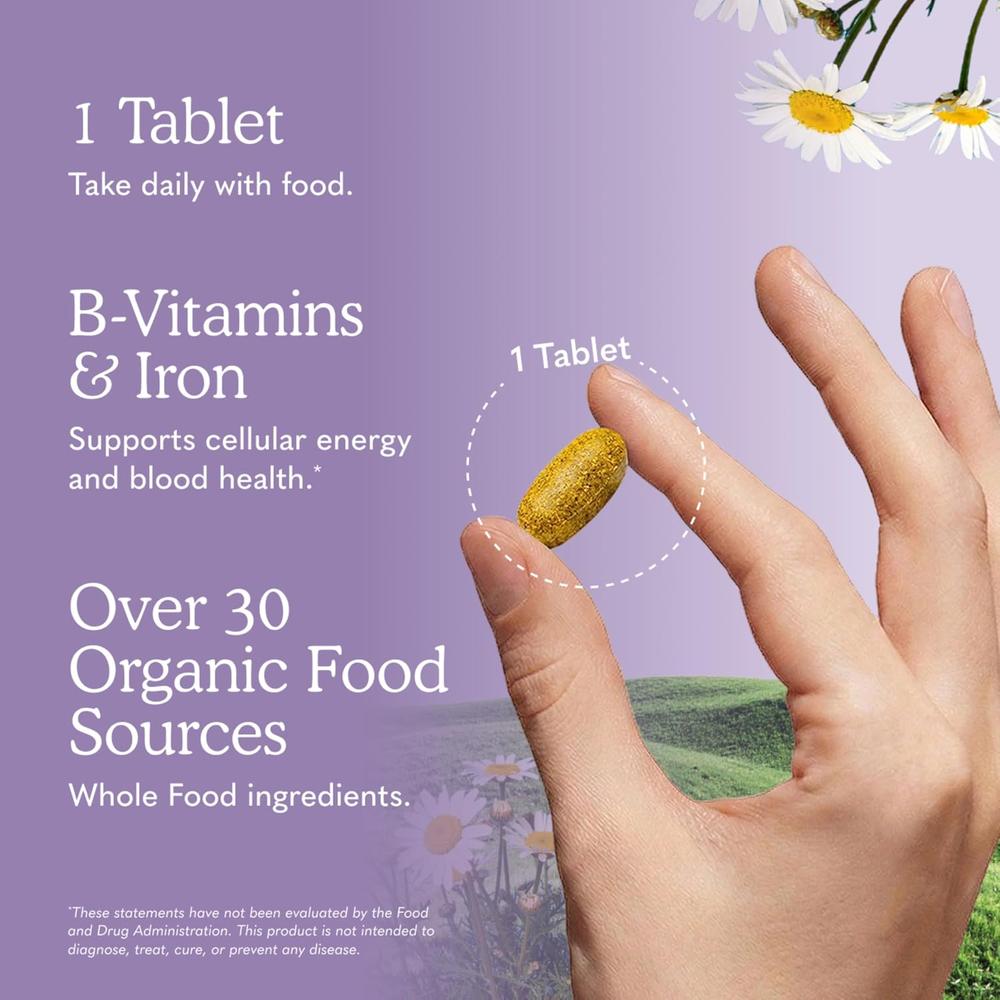 MULTIVITAMÍNICO GARDEN OF LIFE ORGANICS WOMEN'S ONCE DAILY 60 TABLETAS - 6