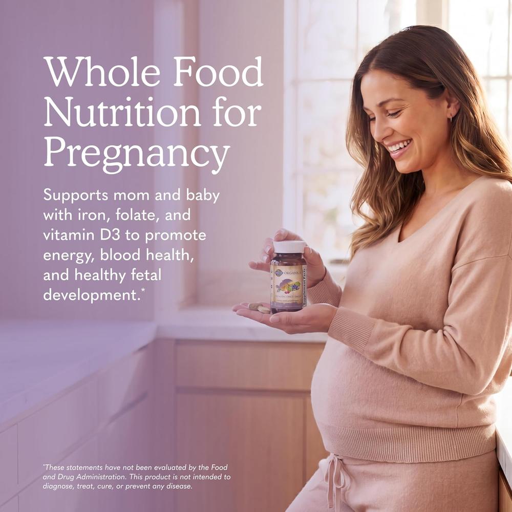 MULTIVITAMÍNICO GARDEN OF LIFE ORGANICS PRENATAL ONCE DAILY 30 TABLETAS - 2