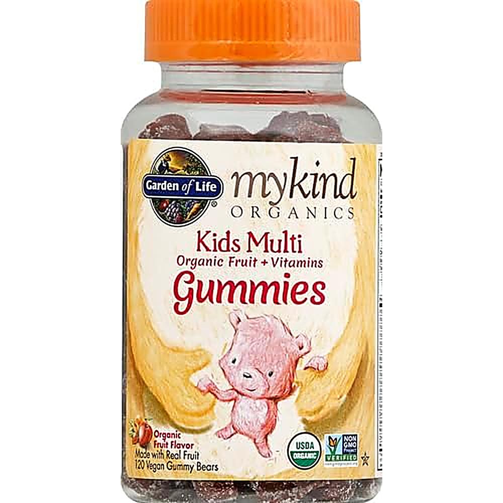 MULTIVITAMÍNICO GARDEN OF LIFE ORGANICS KIDS MULTI FRUTAS 120 GOMITAS | PACK 2 - 2