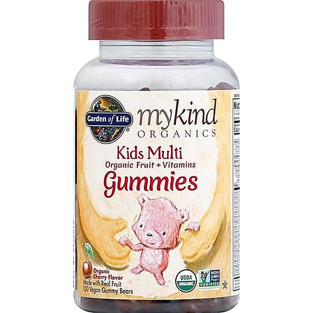 MULTIVITAMÍNICO GARDEN OF LIFE ORGANICS KIDS MULTI CEREZA 120 GOMITAS | PACK 2 - 2