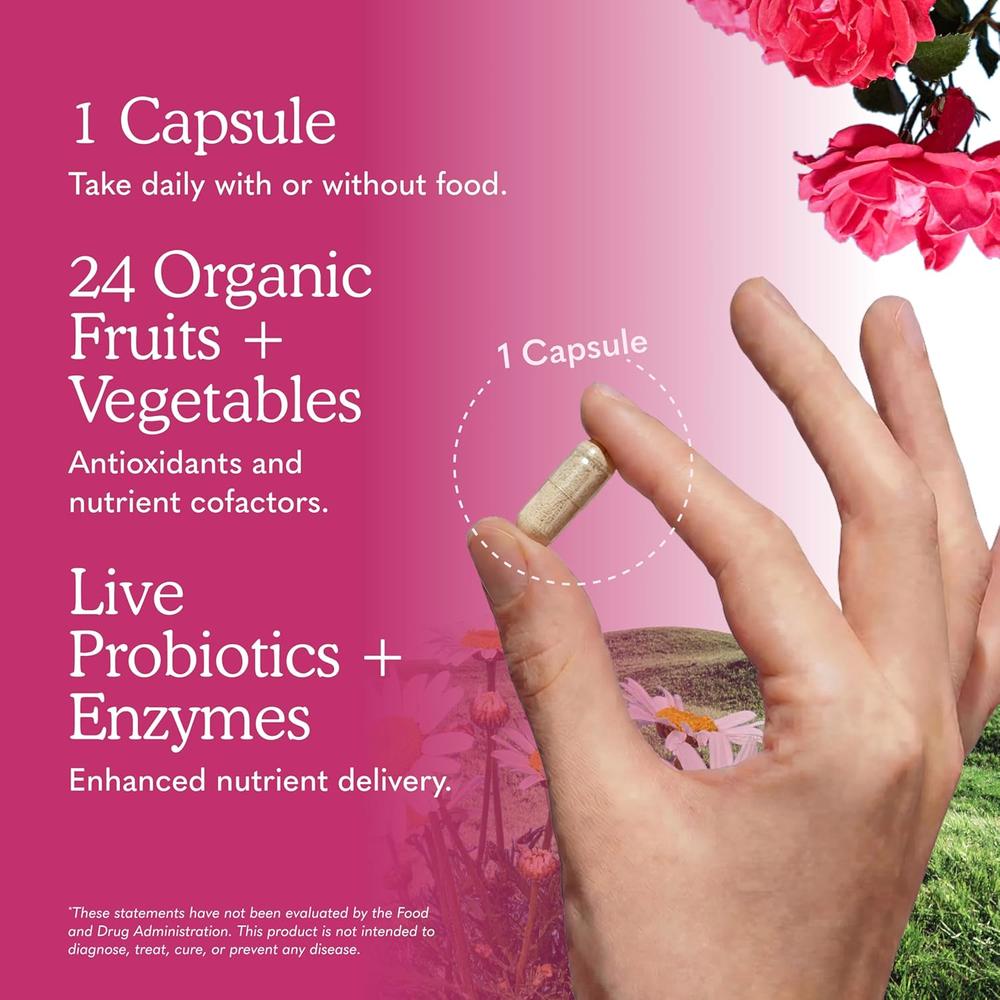 MULTIVITAMÍNICO GARDEN OF LIFE VITAMIN CODE RAW ONE FOR WOMEN 75 CÁPSULAS - 5