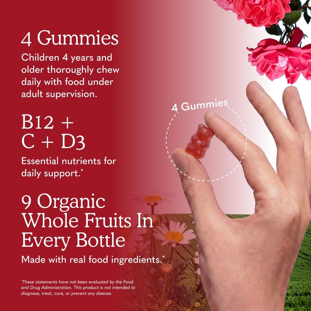 MULTIVITAMÍNICO GARDEN OF LIFE ORGANICS KIDS MULTI FRUTAS 120 GOMITAS - 5
