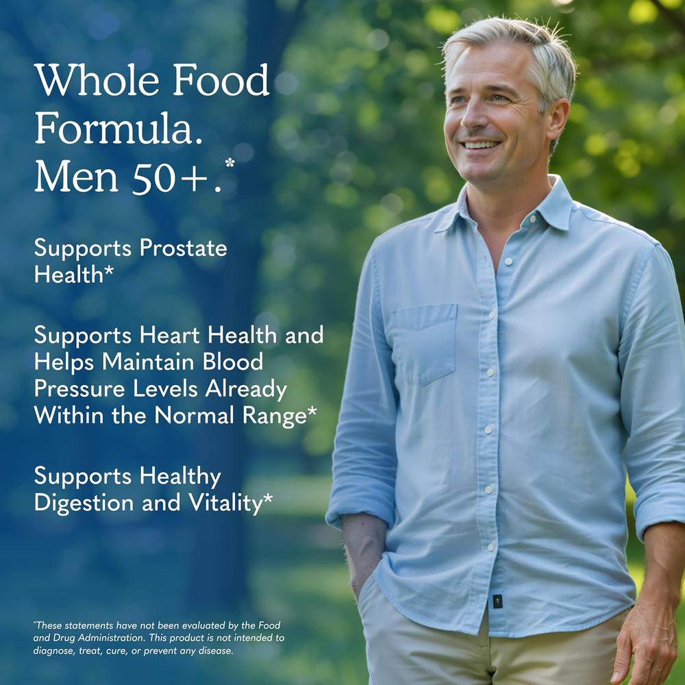 MULTIVITAMÍNICO GARDEN OF LIFE VITAMIN CODE MEN 50 Y WISER 120 CÁPSULAS - 4