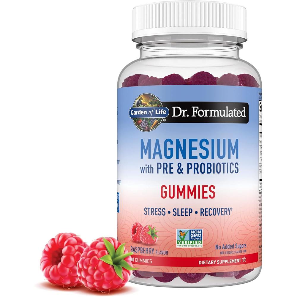 MAGNESIO GARDEN OF LIFE DR. FORMULATED 400 MG FRAMBUESA 60 GOMITAS - 1