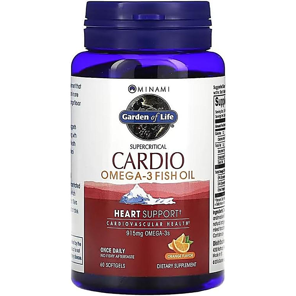 OMEGA 3 GARDEN OF LIFE MINAMI CARDIO 915 MG NARANJA 60 CÁPSULAS - 3
