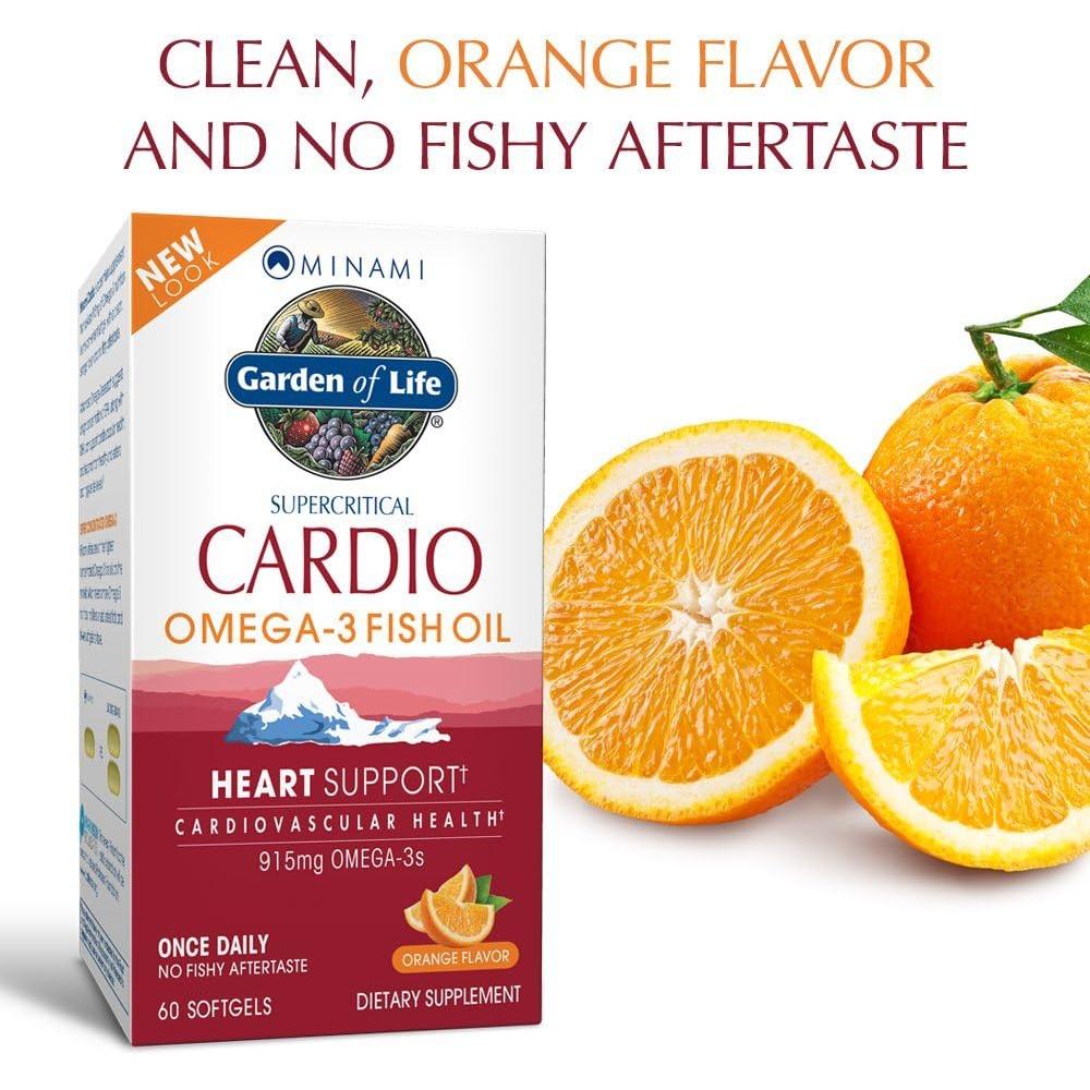 OMEGA 3 GARDEN OF LIFE MINAMI CARDIO 915 MG NARANJA 60 CÁPSULAS - 5