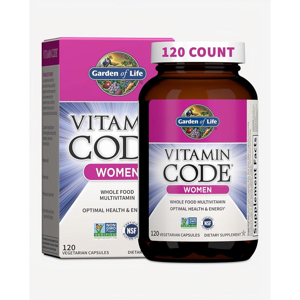 MULTIVITAMÍNICO GARDEN OF LIFE VITAMIN CODE WOMEN 120 CÁPSULAS - 1