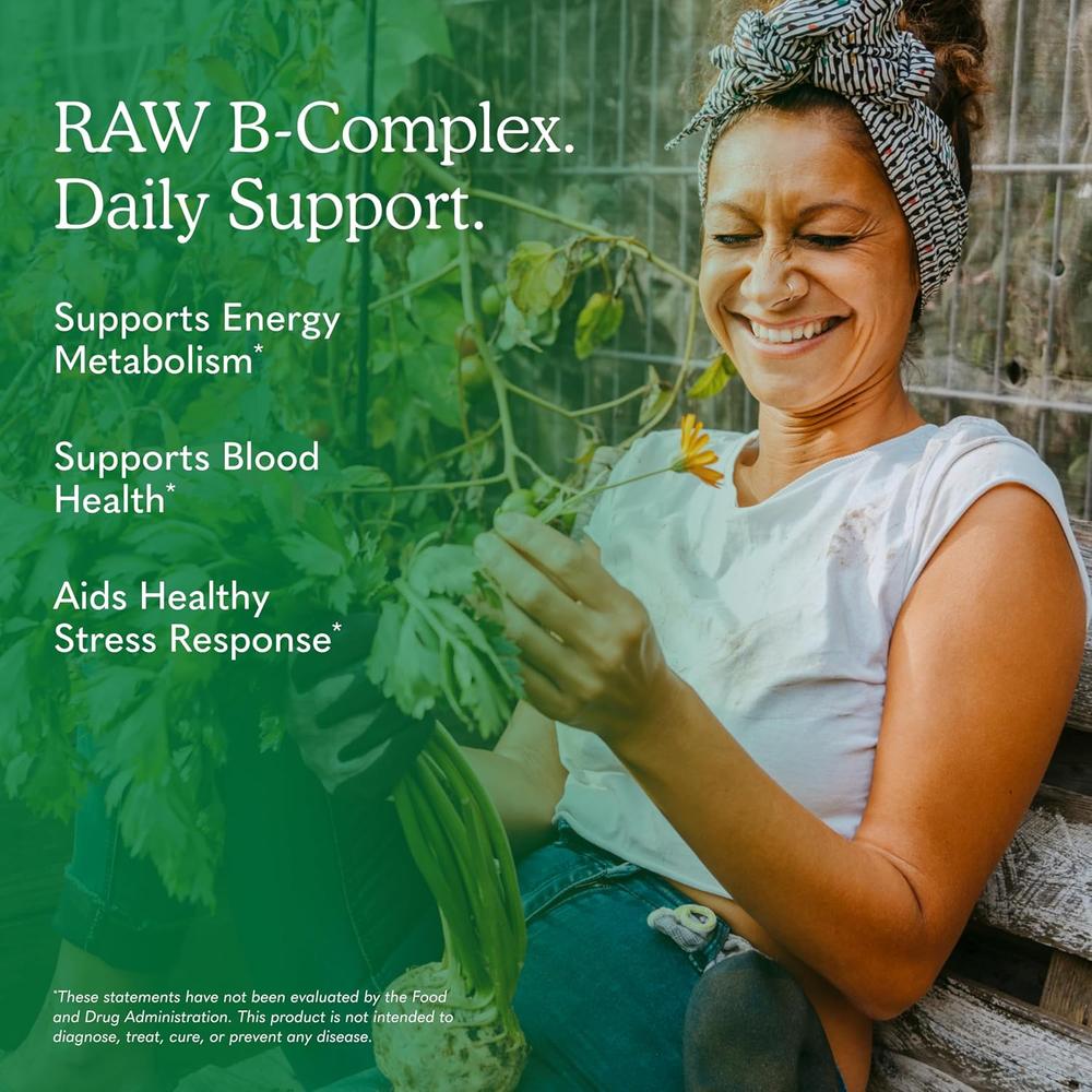 COMPLEJO B GARDEN OF LIFE VITAMIN CODE RAW 120 CÁPSULAS - 4