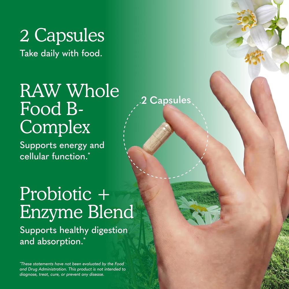 COMPLEJO B GARDEN OF LIFE VITAMIN CODE RAW 120 CÁPSULAS - 5