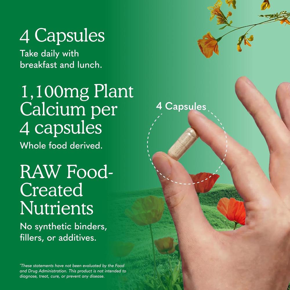 CALCIO GARDEN OF LIFE VITAMIN CODE RAW CON MAGNESIO + D3 + K2 120 CÁPSULAS - 5