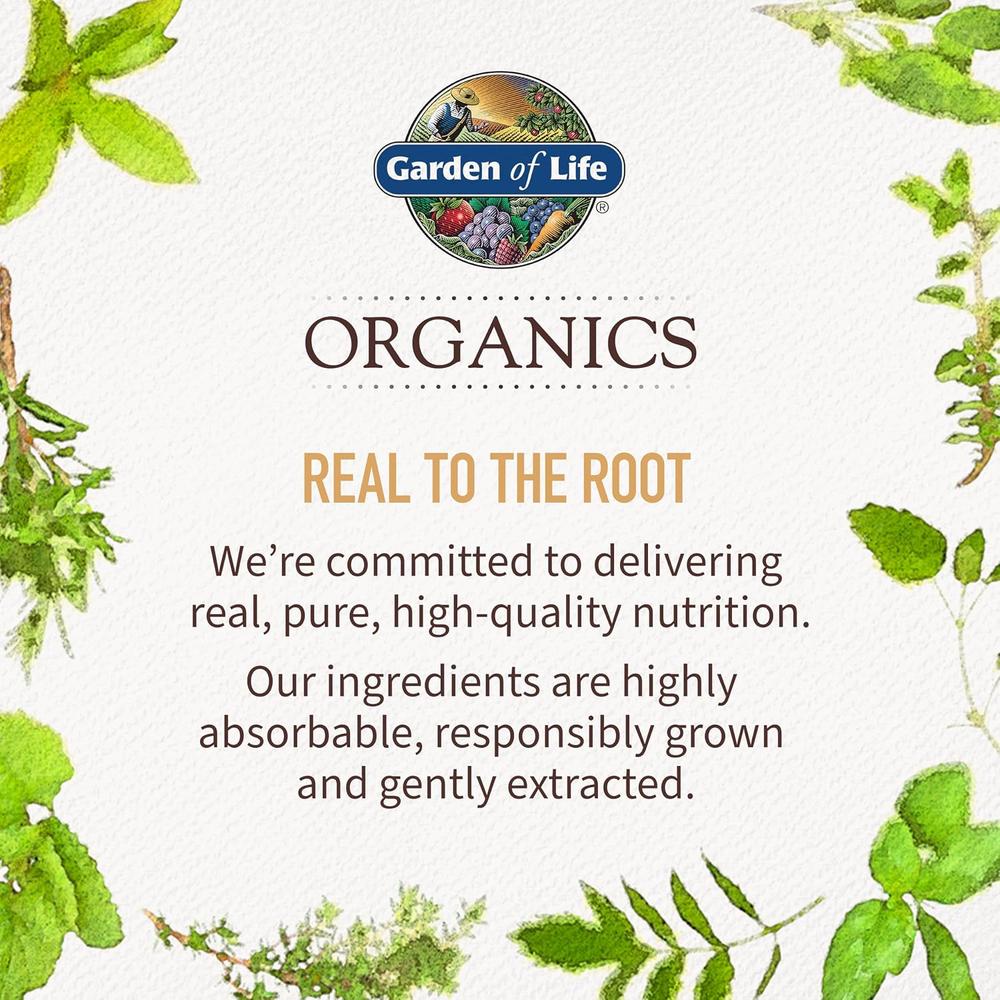 CALCIO GARDEN OF LIFE ORGANICS PLANT CON MAGNESIO + D3 + K2 90 TABLETAS - 6