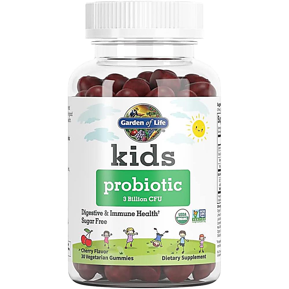 PROBIÓTICO GARDEN OF LIFE KIDS 3 BILLONES CEREZA 30 GOMITAS - 1