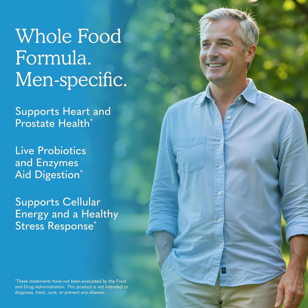 MULTIVITAMÍNICO GARDEN OF LIFE VITAMIN CODE RAW ONE FOR MEN 75 CÁPSULAS - 4