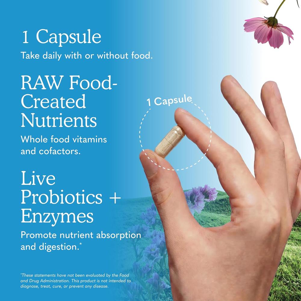 MULTIVITAMÍNICO GARDEN OF LIFE VITAMIN CODE RAW ONE FOR MEN 75 CÁPSULAS - 5