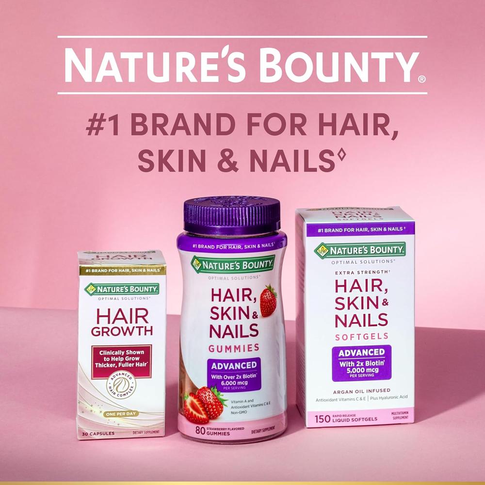 MULTIVITAMÍNICO MUJER NATURE'S BOUNTY FRAMBUESA 80 GOMITAS - 6