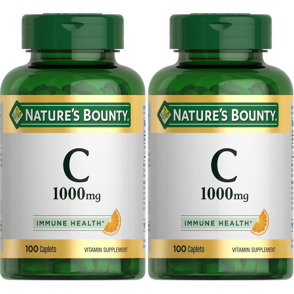 VITAMINA C NATURE'S BOUNTY 1000 MG 100 TABLETAS | PACK 2 - 1