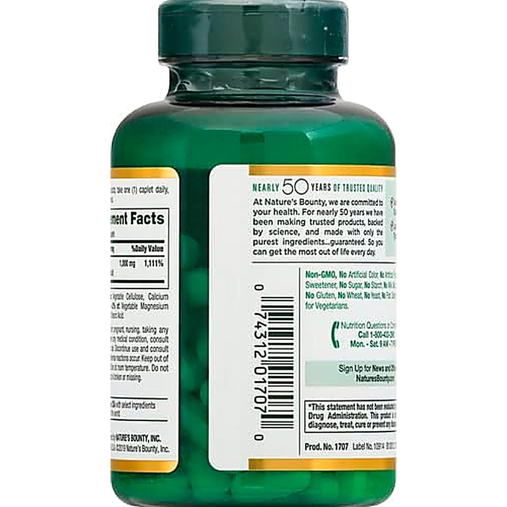 VITAMINA C NATURE'S BOUNTY 1000 MG 100 TABLETAS | PACK 2 - 4