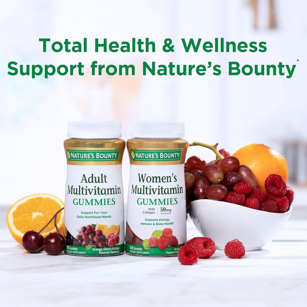 MULTIVITAMÍNICO ADULTOS NATURE'S BOUNTY 75 GOMITAS | PACK 3 - 4