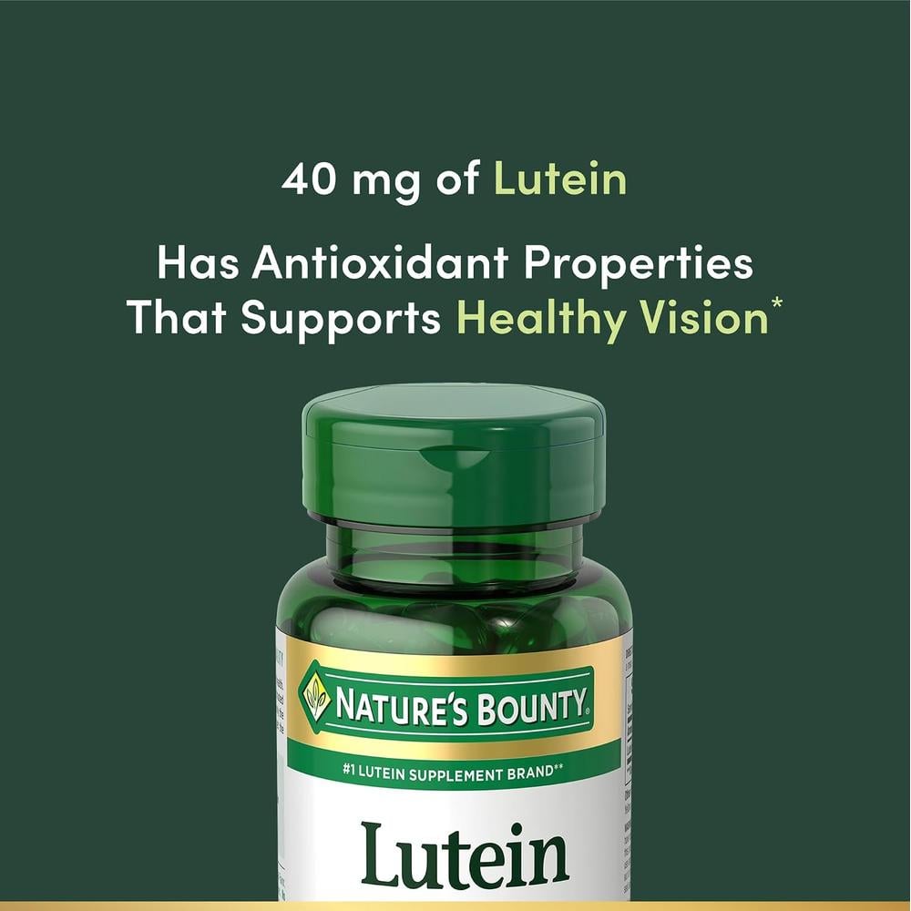 LUTEÍNA NATURE'S BOUNTY 40 MG 30 CÁPSULAS BLANDAS | PACK 2 - 3