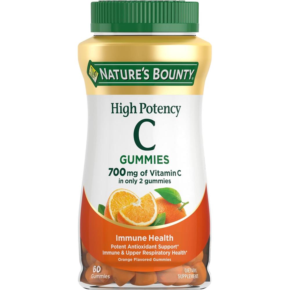 VITAMINA C NATURE'S BOUNTY 700 MG NARANJA 60 GOMITAS - 1
