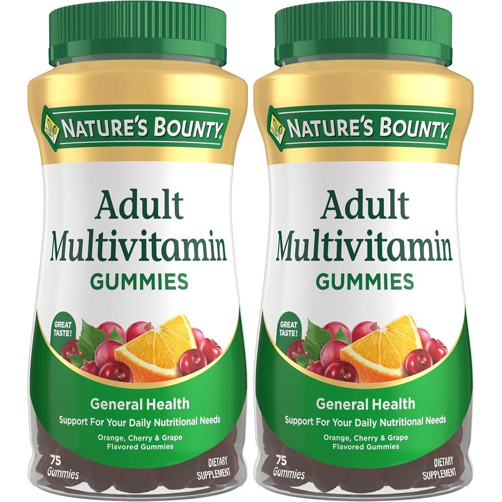 MULTIVITAMÍNICO ADULTOS NATURE'S BOUNTY 75 GOMITAS | PACK 2 - 1
