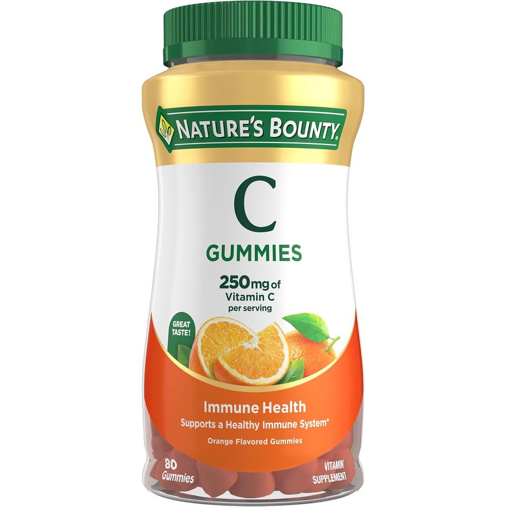 VITAMINA C NATURE'S BOUNTY 250 MG 80 GOMITAS - 1