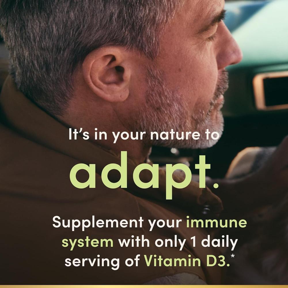 VITAMINA D3 NATURE'S BOUNTY 5000 UI 150 CÁPSULAS BLANDAS | PACK 2 - 6