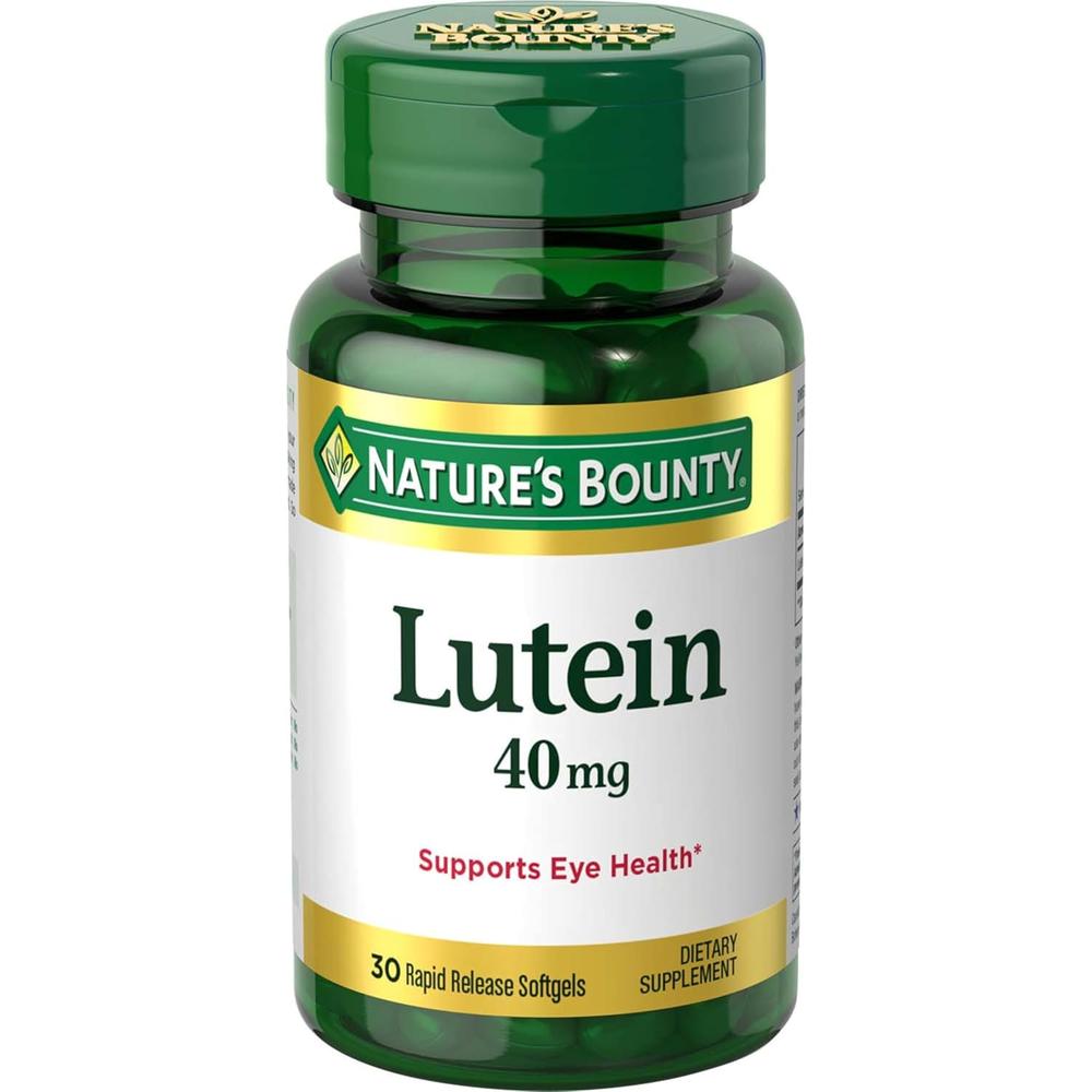 LUTEÍNA NATURE'S BOUNTY 40 MG 30 CÁPSULAS BLANDAS - 1