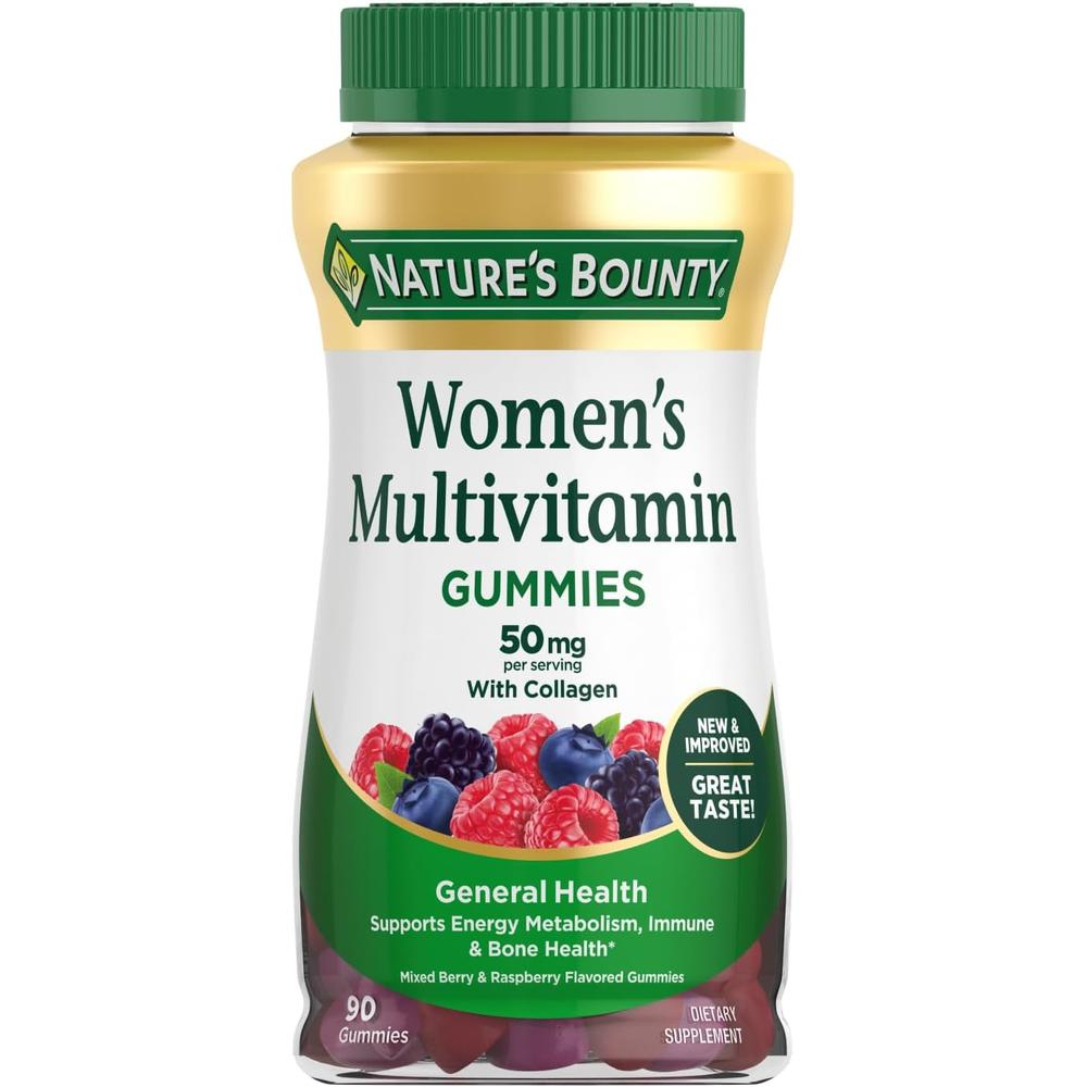 MULTIVITAMÍNICO MUJER NATURE'S BOUNTY 80 GOMITAS - 1
