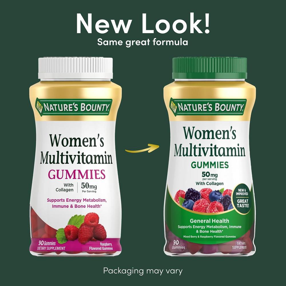 MULTIVITAMÍNICO MUJER NATURE'S BOUNTY 80 GOMITAS - 2