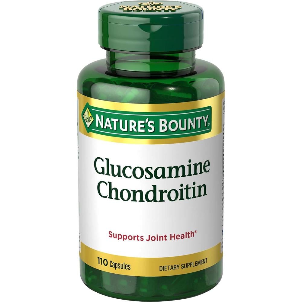 GLUCOSAMINA + CONDROITINA NATURE'S BOUNTY 110 CÁPSULAS - 1