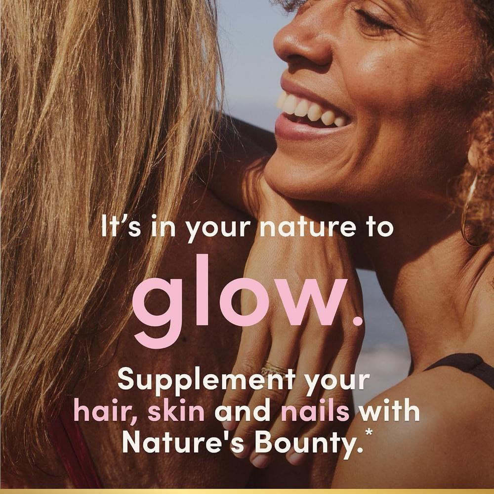 CABELLO PIEL Y UÑAS NATURE'S BOUNTY + BIOTINA 2500 MCG + COLÁGENO 100 MG 140 GOMITAS - 5