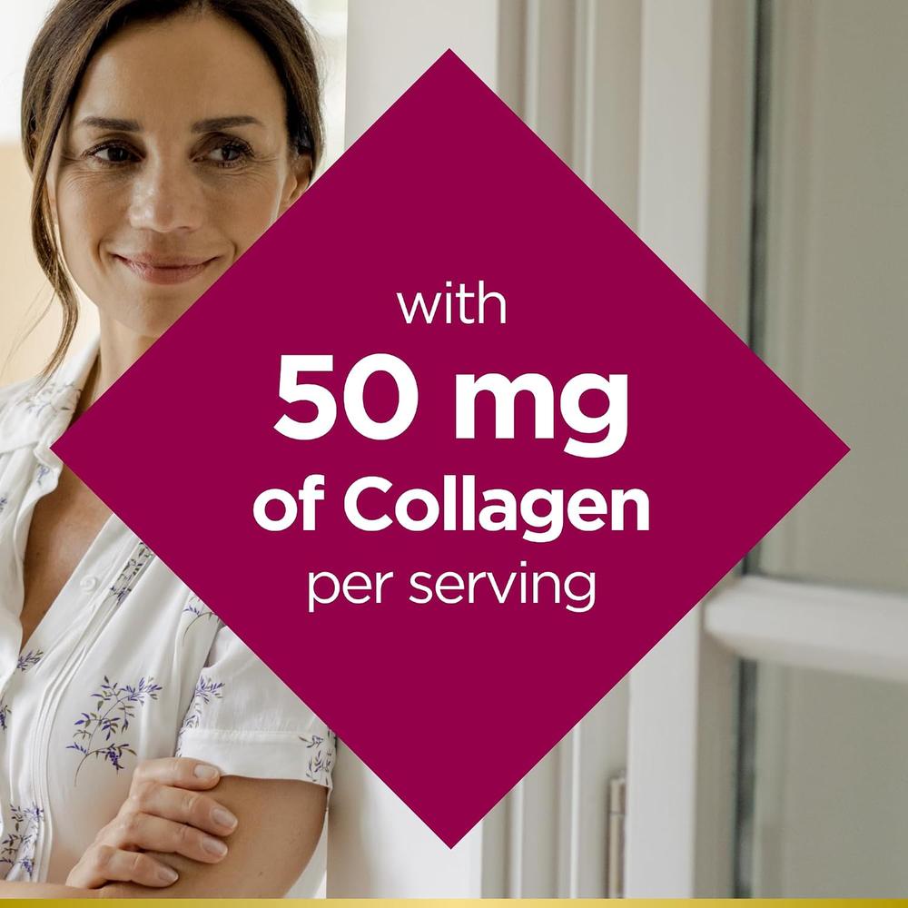 MULTIVITAMÍNICO MUJER NATURE'S BOUNTY + COLÁGENO 50 MG 140 GOMITAS - 4